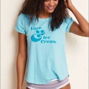 Love & Ice Cream Aerie Graphic Real Soft Tee